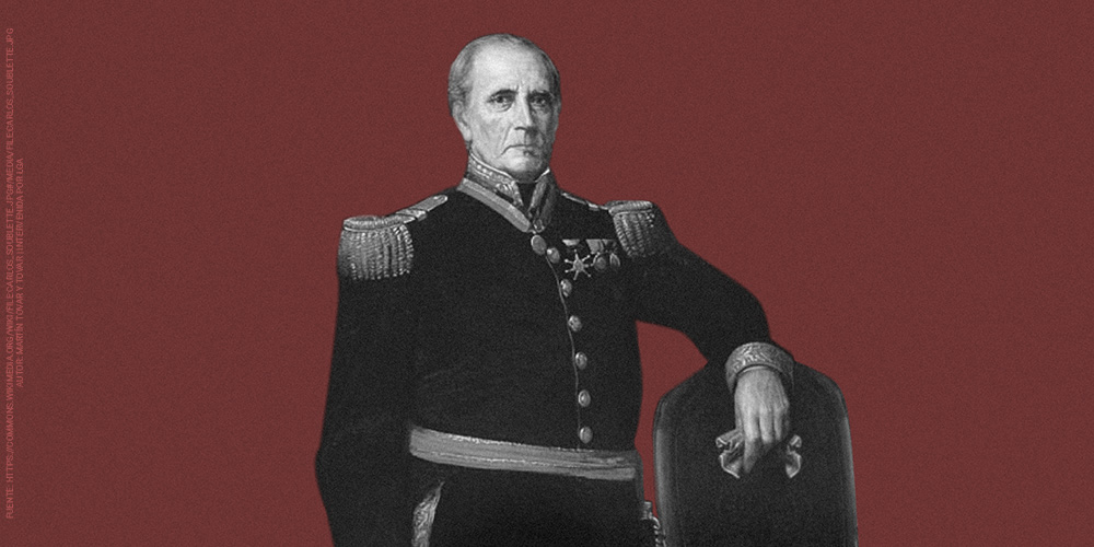 Carlos Soublette (1789-1870) prócer de la Independencia, político, militar, estadista y diplomático venezolano.