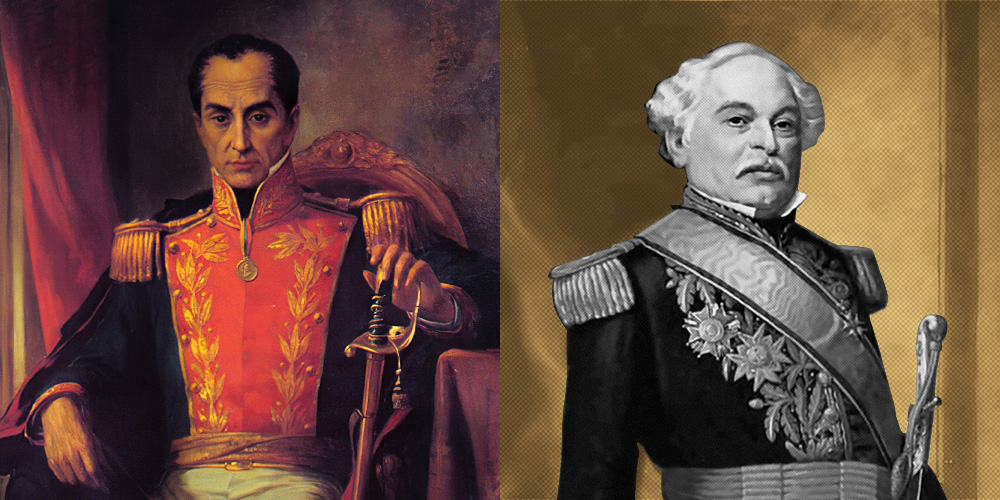 Simón Bolívar, El Libertador (1783-1830) / José Antonio Páez (1790-1873)