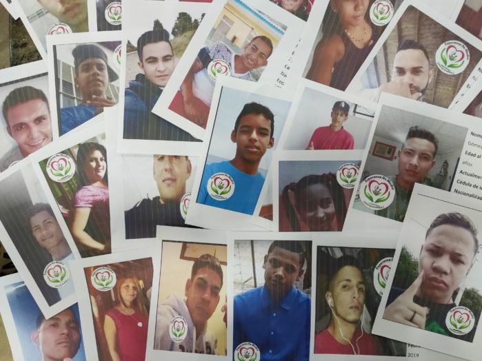 Los 41 jóvenes desaparecieron, en su mayoría, en la zona fronteriza de Colombia y Venezuela.